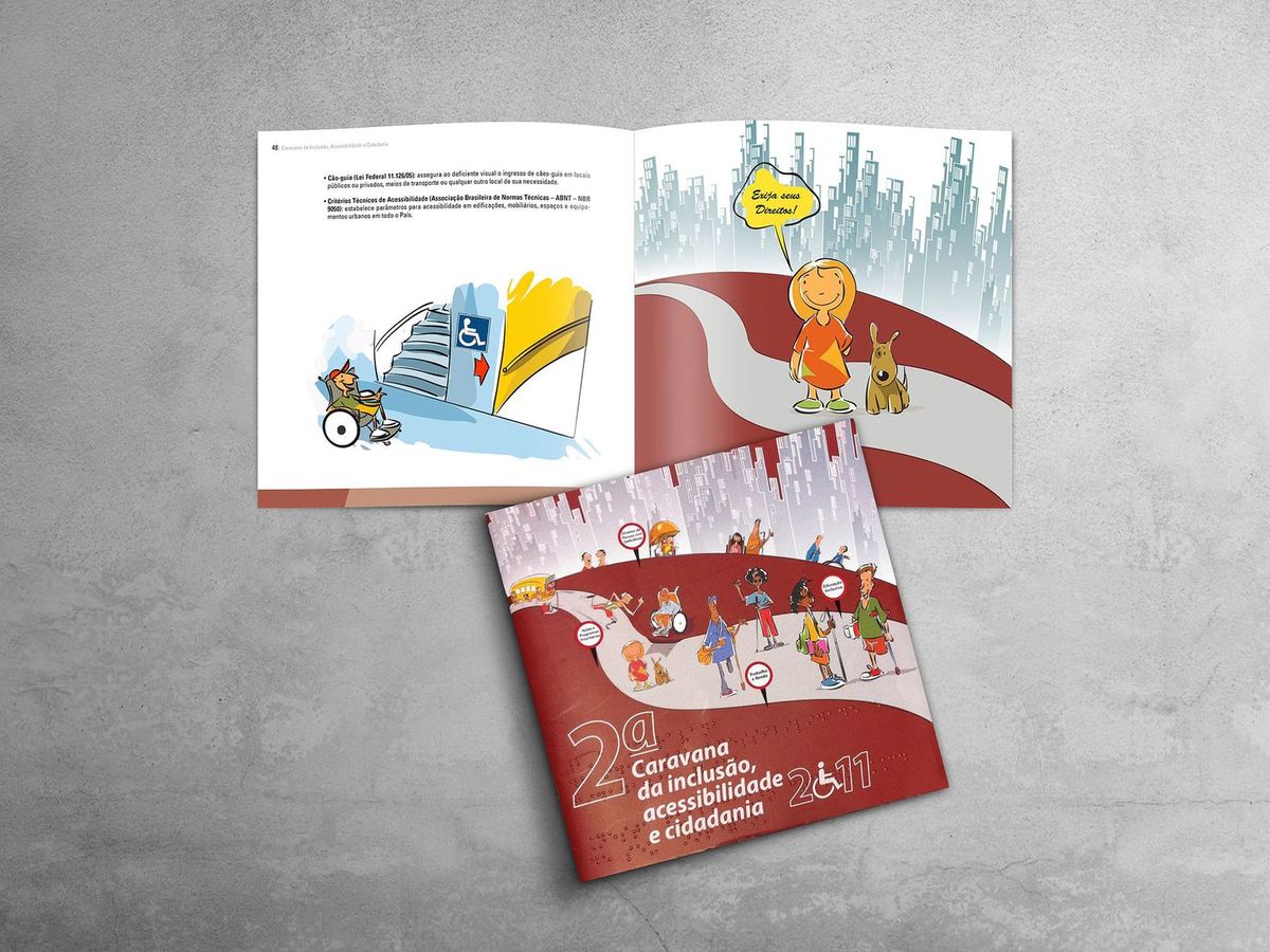 2nd Caravan of Inclusion, Accessibility and Citizenship booklet — Government of the State of São Paulo