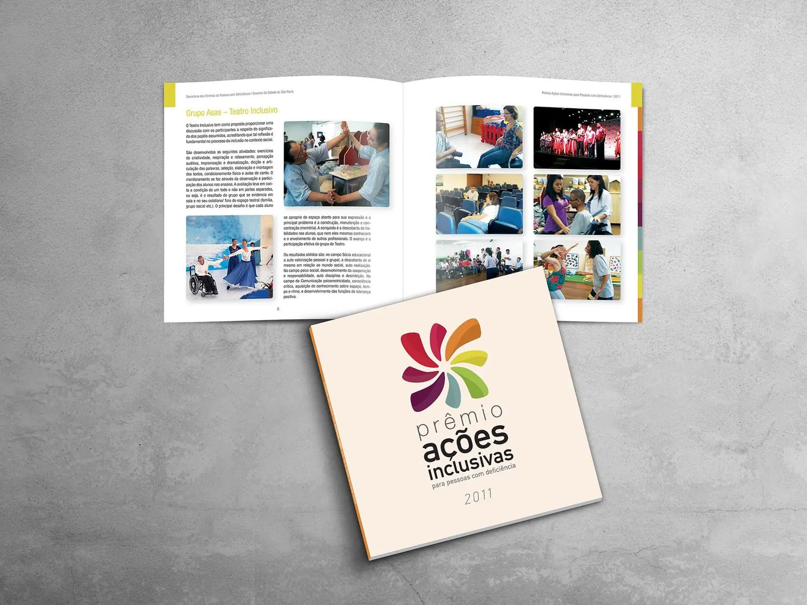 Government of the State of São Paulo — Inclusive Actions Award 2011 booklet