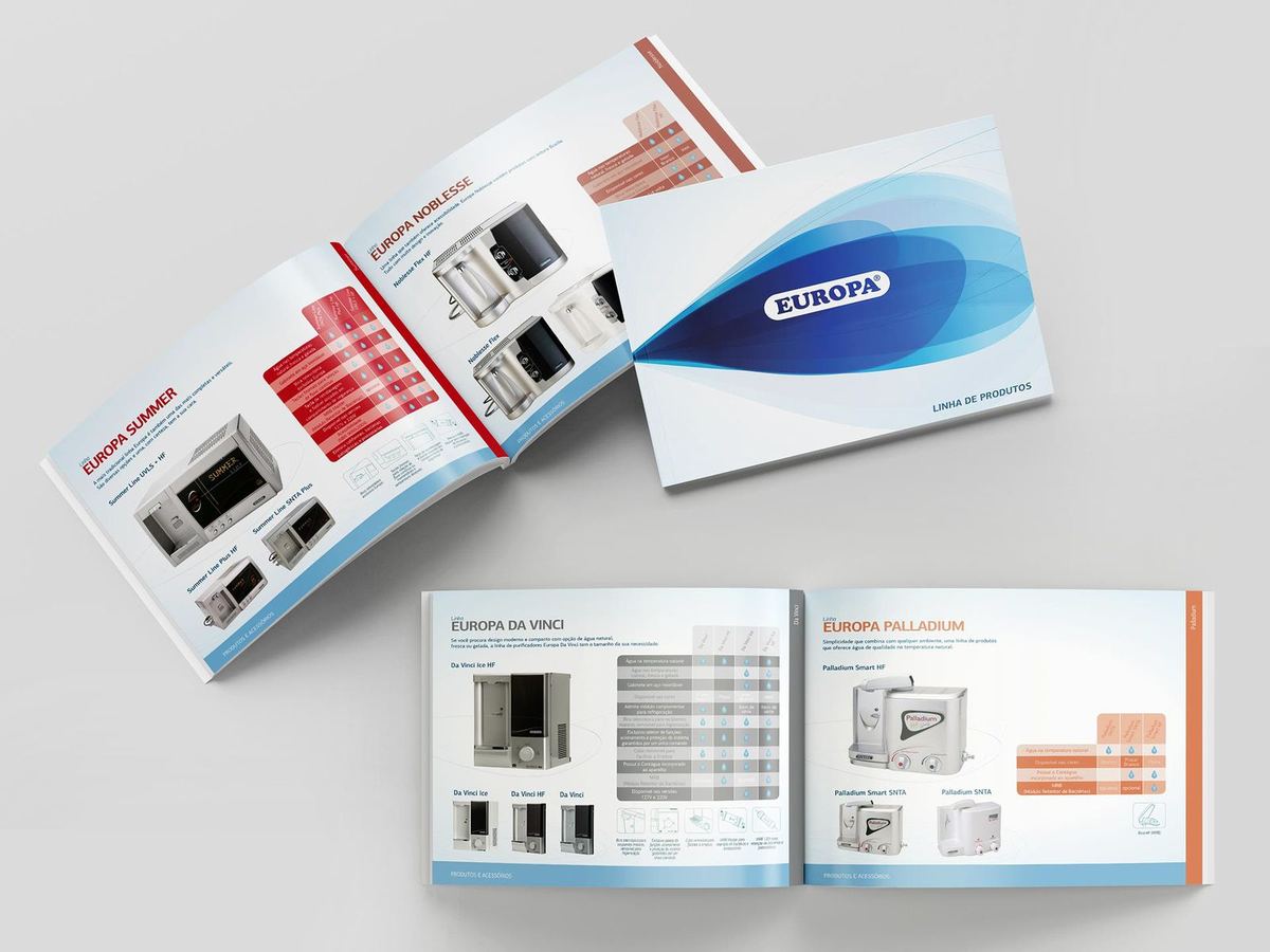 Product line catalogue — Purificadores de Água Europa